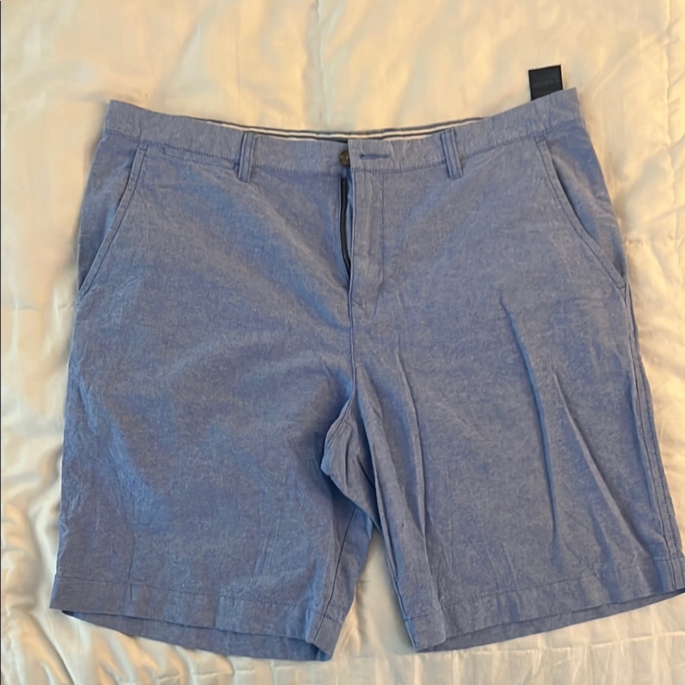 Tommy Hilfiger Blue Flat Front Shorts